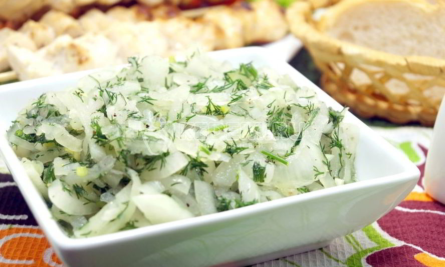 Рецепт маринованный лук к шашлыку