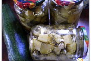 Маринованные кабачки с укропом