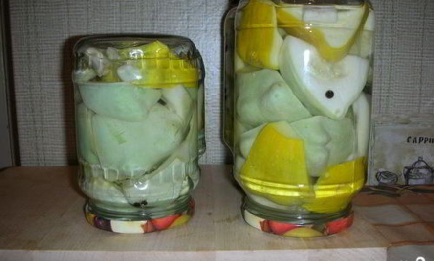 Рецепт маринованные патисоны с лимонной кислотой