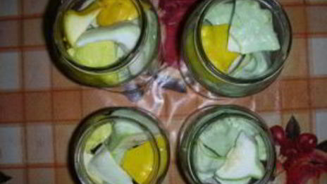 маринованные патисоны с лимонной кислотой