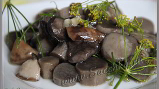 Маринованные подосиновики