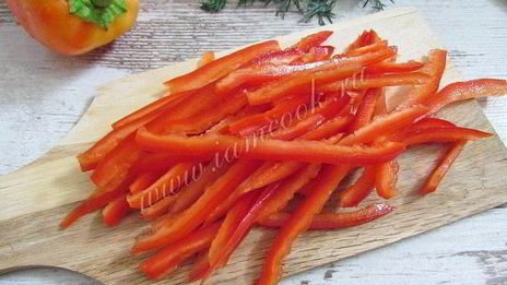 маринованные шампиньоны со сладким перцем