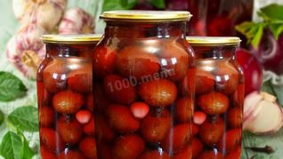 Маринованные сливы на зиму с чесноком