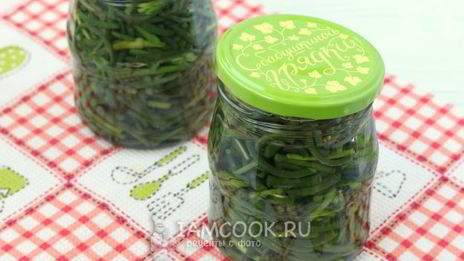 маринованные стрелки чеснока на зиму без стерилизации