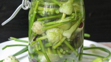 маринованные стрелки чеснока