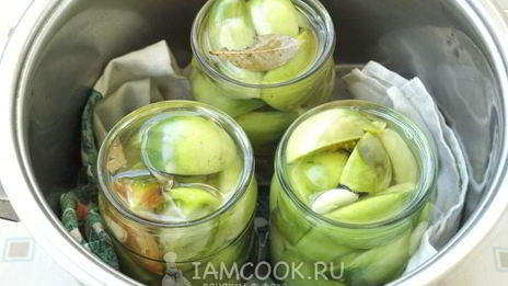 маринованные зеленые помидоры на зиму