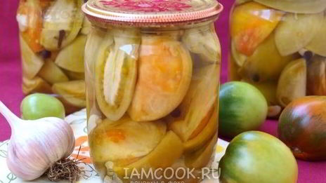 маринованные зеленые помидоры на зиму