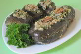 Маринованые баклажаны с орехами и сельдереем