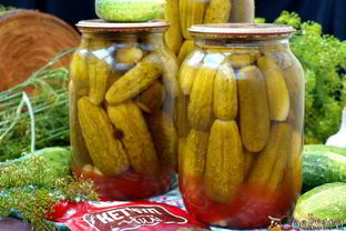 Огурцы маринованные с кетчупом чили