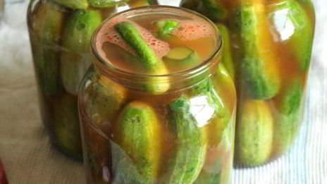 огурцы маринованные с кетчупом чили