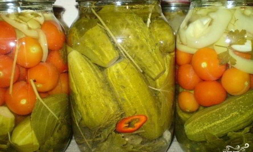 Рецепт острые маринованные огурчики на зиму