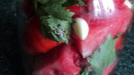 помидоры маринованные с арбузом