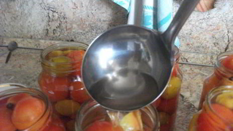 помидоры маринованные со сливой