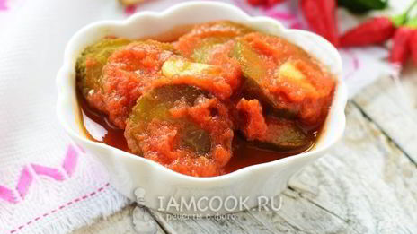 огурцы в томатном соке на зиму