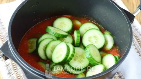 огурцы в томатном соке на зиму