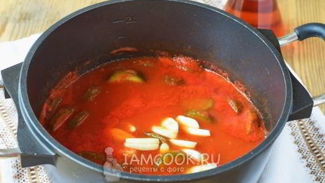 огурцы в томатном соке на зиму