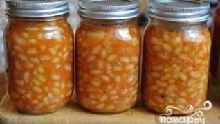 Перец с фасолью на зиму