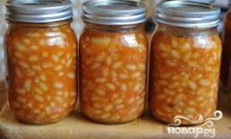 Рецепт перец с фасолью на зиму