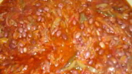 перец с фасолью на зиму