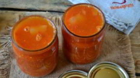 перец в томатном соке на зиму
