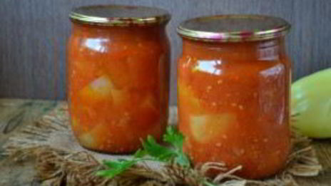 перец в томатном соке на зиму