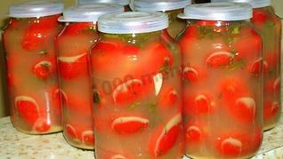 Помидоры холодным способом с горчицей на зиму