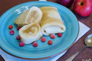 Блинчики с повидлом