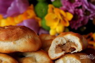 Булочки с повидлом в духовке