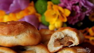 Булочки с повидлом в духовке