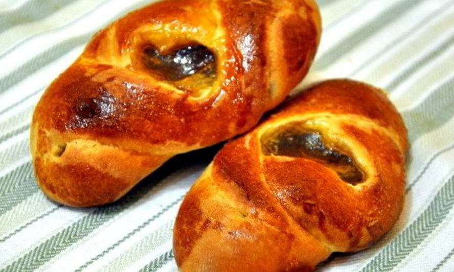 Рецепт булочки с повидлом