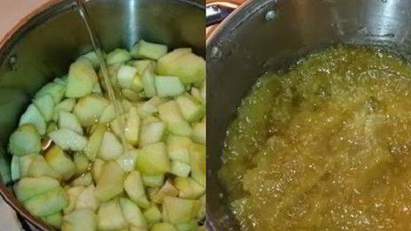 густое яблочное повидло