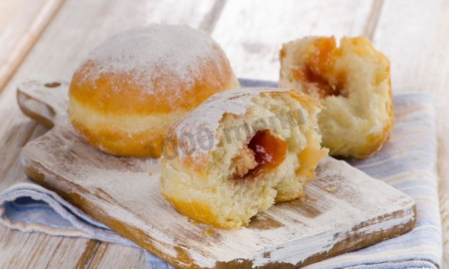 Рецепт пончики с повидлом