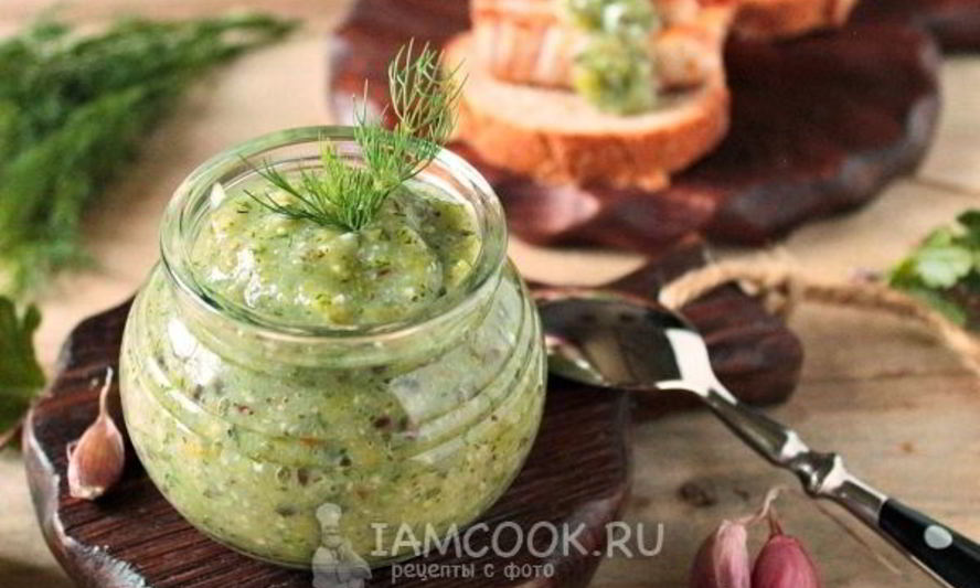 Рецепт приправа из крыжовника с чесноком на зиму