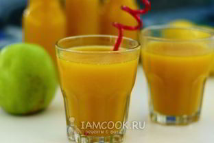 Сок из тыквы с яблоками на зиму