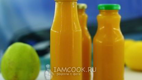 сок из тыквы с яблоками на зиму