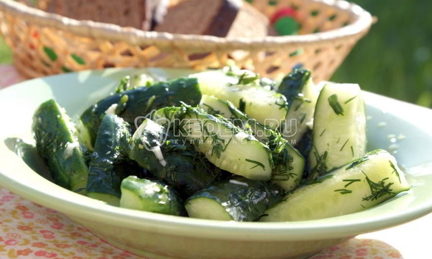 Рецепт быстрые малосольные огурцы в пакете
