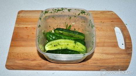 быстрые малосольные огурцы