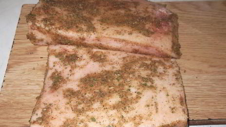 домашнее соленое сало по-быстрому