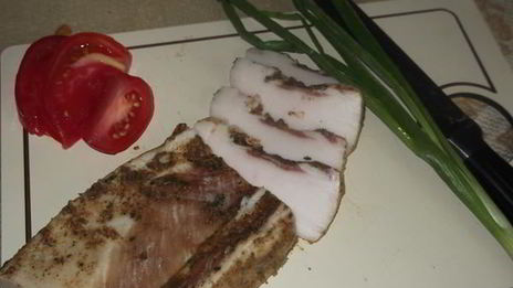 домашнее соленое сало по-быстрому