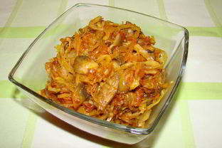 Кислая капуста с грибами