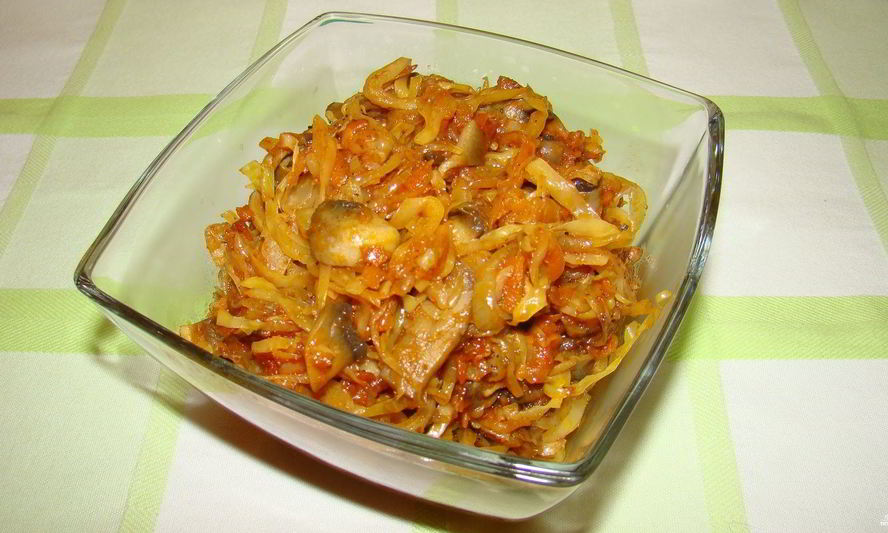 Рецепт кислая капуста с грибами