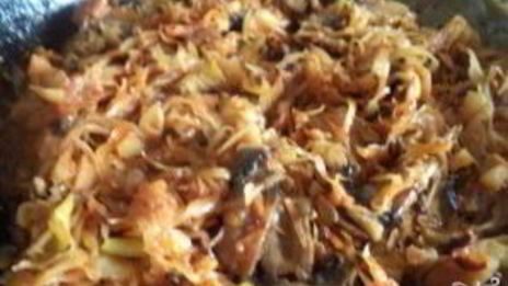 кислая капуста с грибами