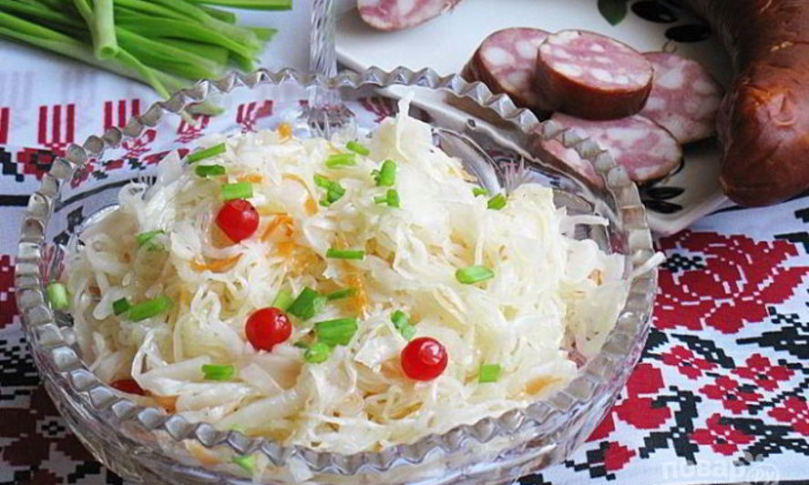 Рецепт малосольная квашеная капуста