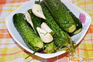 Малосольные хрустящие огурчики