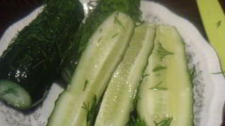 Малосольные огурцы без рассола