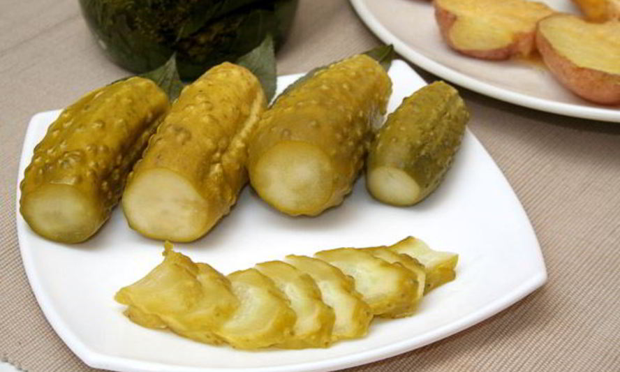 Рецепт малосольные огурцы горячего засола