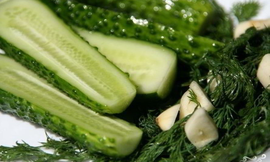 Рецепт малосольные огурцы на минеральной воде