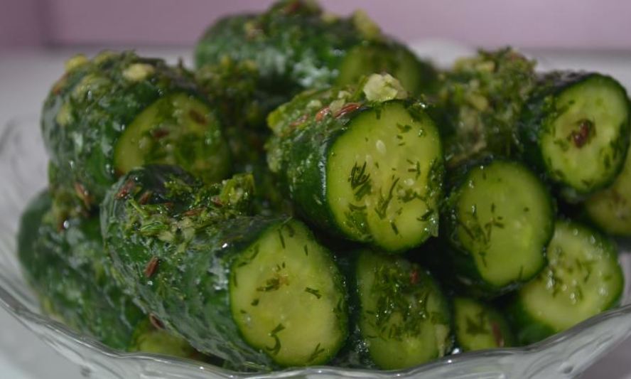 Рецепт малосольные огурцы сухого посола