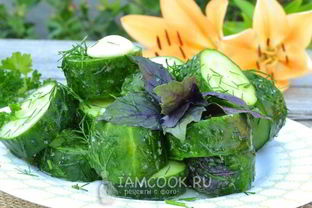 Малосольные огурцы за 5 минут