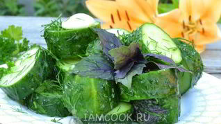 Малосольные огурцы за 5 минут